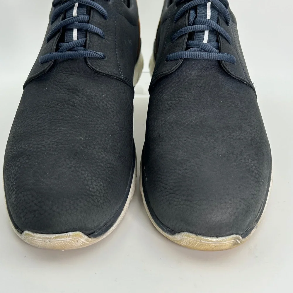 Johnston & Murphy XC4 Sneaker‎ Mens 12M Navy Leather Waterproof Comfort Business